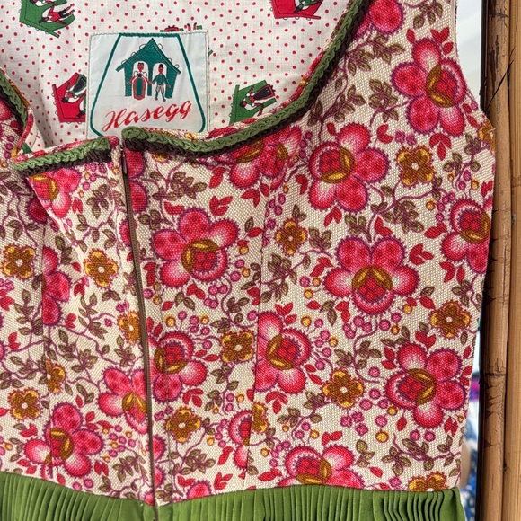 Lovely Vintage Dirndl Mini Dress - Picture 2 of 7